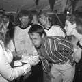 Shane gives it some wind to blow his candles out, Lorraine's 18th and Claire's 21st, The Swan Inn, Brome, Suffolk - 11th June 1997