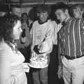 Shane's birthday cake comes out, Lorraine's 18th and Claire's 21st, The Swan Inn, Brome, Suffolk - 11th June 1997