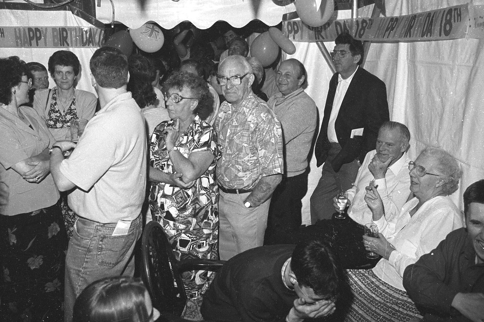 Lorraine's 18th and Claire's 21st, The Swan Inn, Brome, Suffolk - 11th June 1997: John Lummis looks up