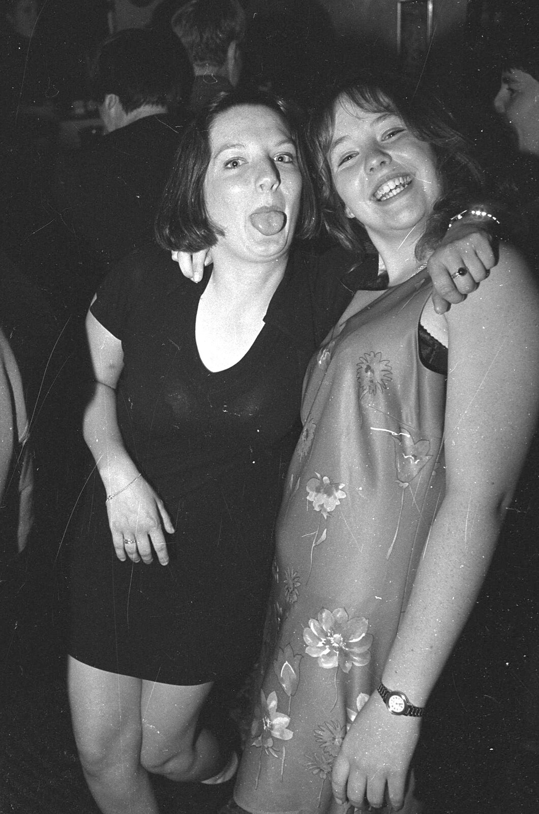 Lorraine's 18th and Claire's 21st, The Swan Inn, Brome, Suffolk - 11th June 1997: Katherine Moore sticks her tongue out
