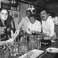 Sylvia, Claire, Ian P, Nana, Ray and Eileen at the bar, Lorraine's 18th and Claire's 21st, The Swan Inn, Brome, Suffolk - 11th June 1997