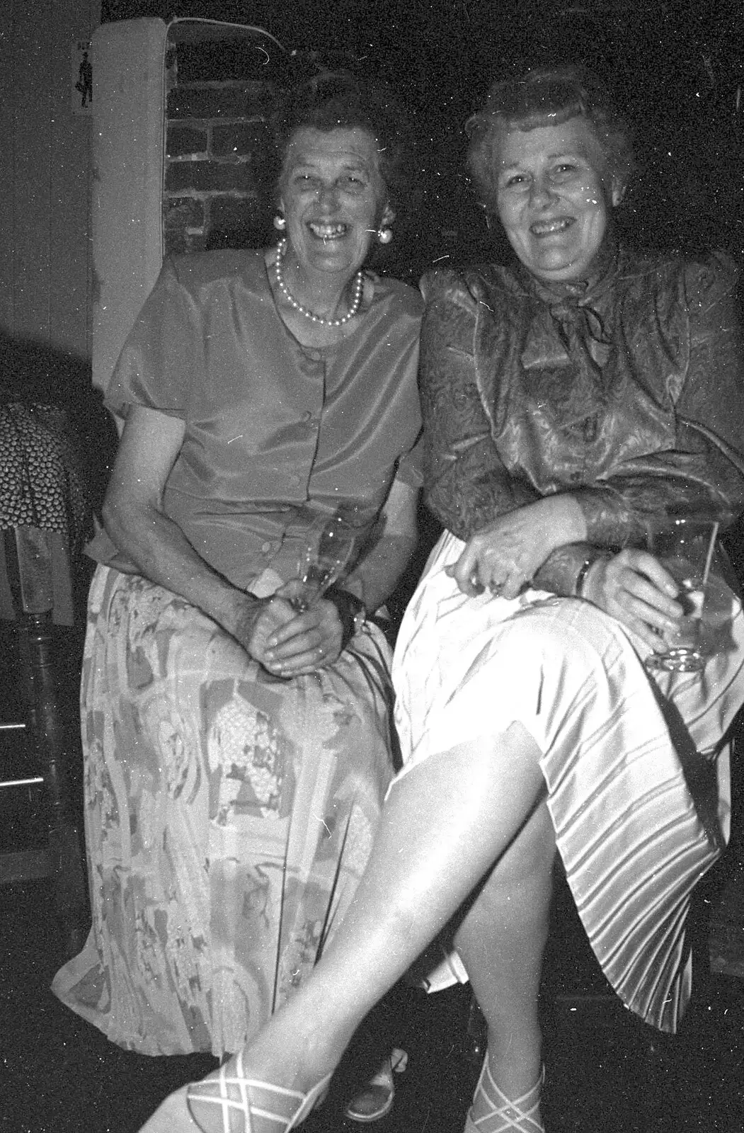 Sylvia and Ian's mothers, from Lorraine's 18th and Claire's 21st, The Swan Inn, Brome, Suffolk - 11th June 1997