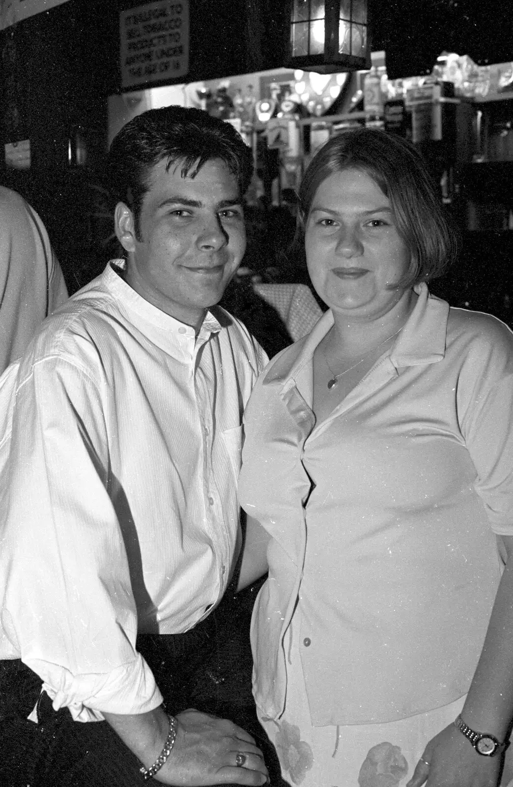 Neil and Helen, from Lorraine's 18th and Claire's 21st, The Swan Inn, Brome, Suffolk - 11th June 1997