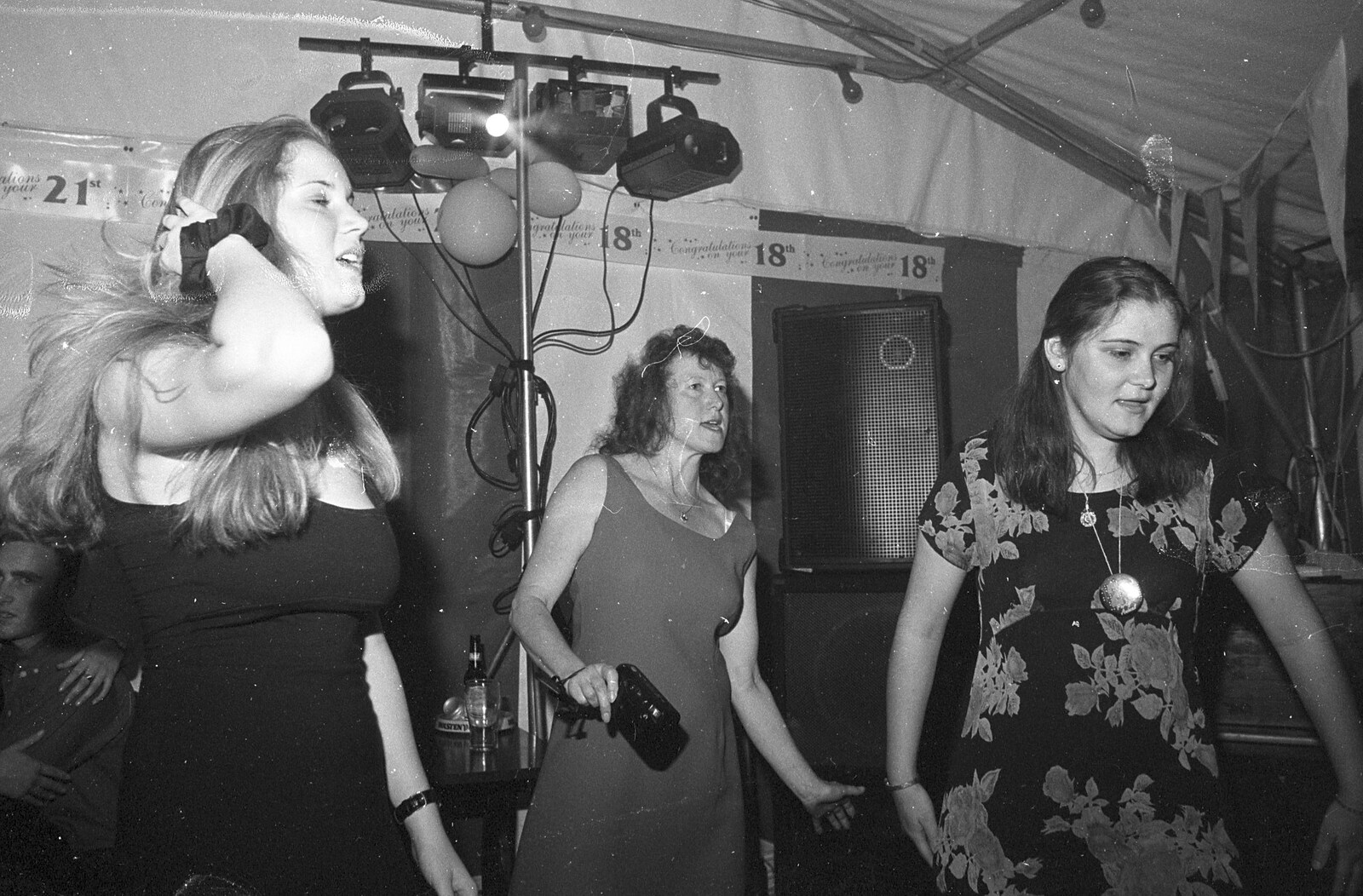 Lorraine's 18th and Claire's 21st, The Swan Inn, Brome, Suffolk - 11th June 1997: Disco dancing