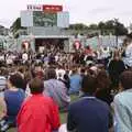 The roadshow stage, Andrew's CISU Party and the Radio One Roadshow, Ipswich, Suffolk - 18th June 1997