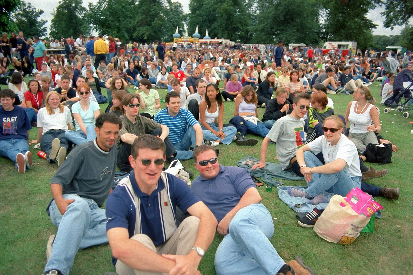 Andrew's CISU Party and the Radio One Roadshow, Ipswich, Suffolk - 18th June 1997: Jason, Jon 'Geezer' Segger and Foxy