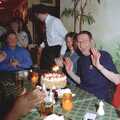 Dougie's Birthday and Adrian Leaves CISU, Ipswich, Suffolk - 29th June 1997, Dougie gets a sparkly birthday cake