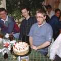 Dougie's Birthday and Adrian Leaves CISU, Ipswich, Suffolk - 29th June 1997, Adrian gets a leaving cake