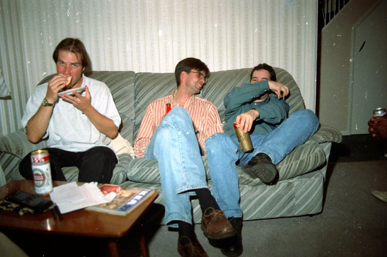 There's another party in Andrew's lounge, from Dougie's Birthday and Adrian Leaves CISU, Ipswich, Suffolk - 29th June 1997