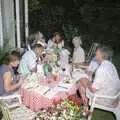 Garden table, A CISU Trip to Wimereux and the Swiss Rellies, France and Dorset - 6th July 1997