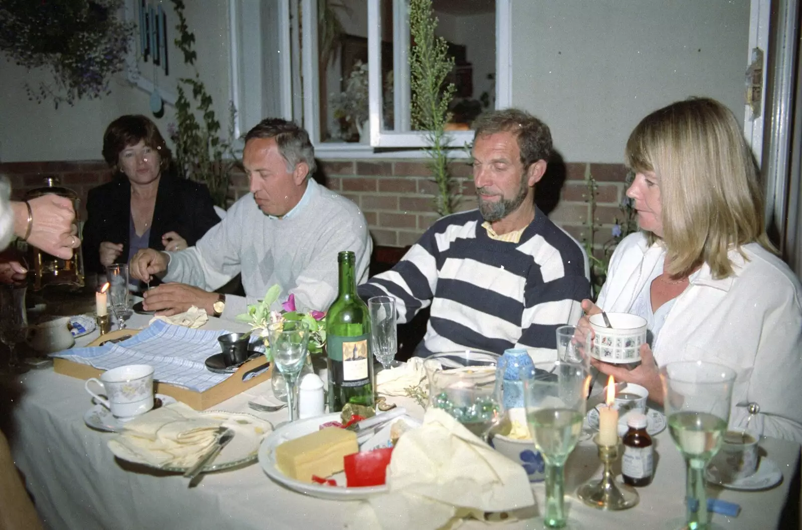 Bruno, Mike and Mother, from A CISU Trip to Wimereux and the Swiss Rellies, France and Dorset - 6th July 1997