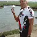 Keith eats melty ice-cream, BSCC at the Beach, Walberswick, Suffolk - 15th July 1997