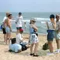 The gang on the beach, BSCC at the Beach, Walberswick, Suffolk - 15th July 1997