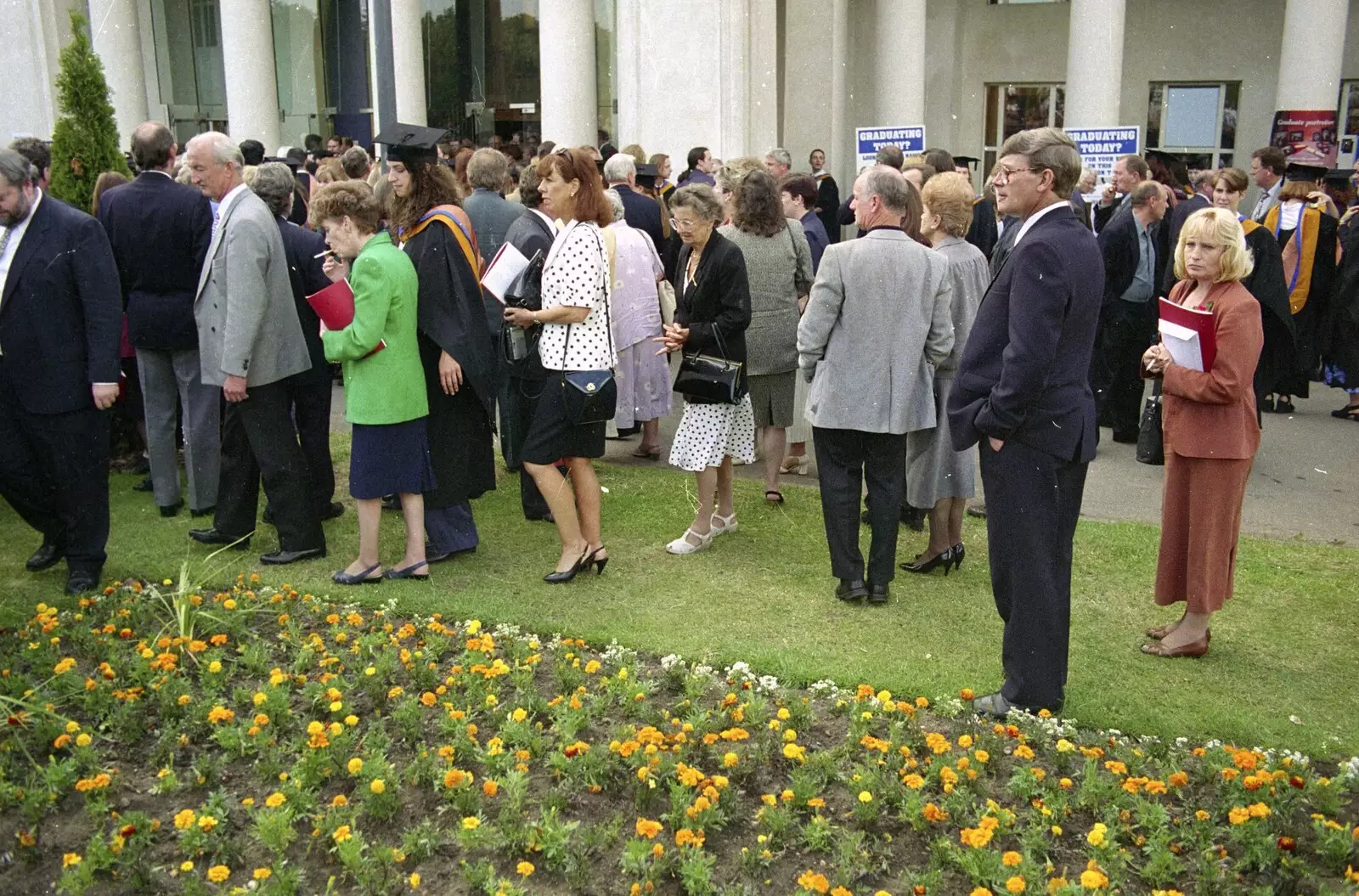 Milling guests, from Sis Graduates from De Montfort, Leicester, Leicestershire - 9th August 1997