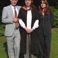 The Old Chap, Sis and Mel, Sis Graduates from De Montfort, Leicester, Leicestershire - 9th August 1997
