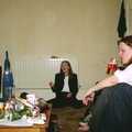 Sis Graduates from De Montfort, Leicester, Leicestershire - 9th August 1997, Time for beer (there is the odd empty can on the table)