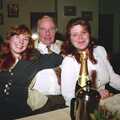 Mel, The Old Chap and Sis, Sis Graduates from De Montfort, Leicester, Leicestershire - 9th August 1997