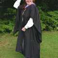 Sis poses, Sis Graduates from De Montfort, Leicester, Leicestershire - 9th August 1997