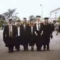 The graduation gang, Sis Graduates from De Montfort, Leicester, Leicestershire - 9th August 1997