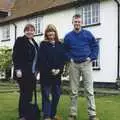 Sis, Mother and Nosher outside the house, Sis Graduates from De Montfort, Leicester, Leicestershire - 9th August 1997