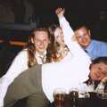 Nosher and Sis in a nightclub, Sis Graduates from De Montfort, Leicester, Leicestershire - 9th August 1997
