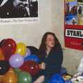 Hanging out with balloons, Sis Graduates from De Montfort, Leicester, Leicestershire - 9th August 1997