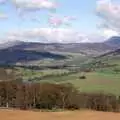 A hilly valley somewhere, A Trip to Pitlochry, Scotland - 24th March 1998