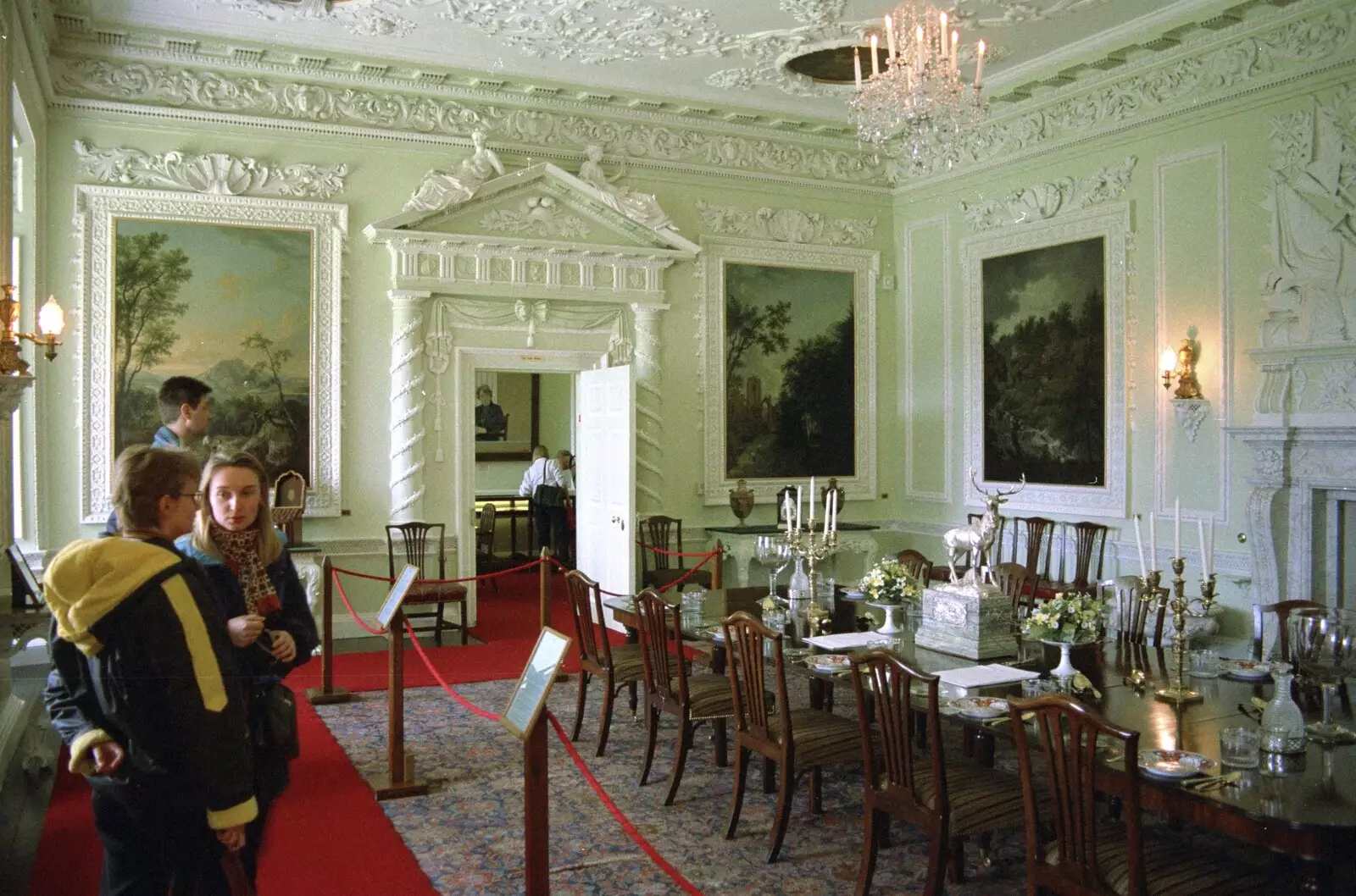 Inside the stately rooms of Blair Castle, from A Trip to Pitlochry, Scotland - 24th March 1998