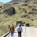 On top of Loch Rannoch dam, A Trip to Pitlochry, Scotland - 24th March 1998