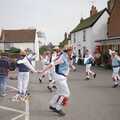 Morris dancing in Orford, Garden Rotovator Action, Brome, Suffolk - 28th March 1998