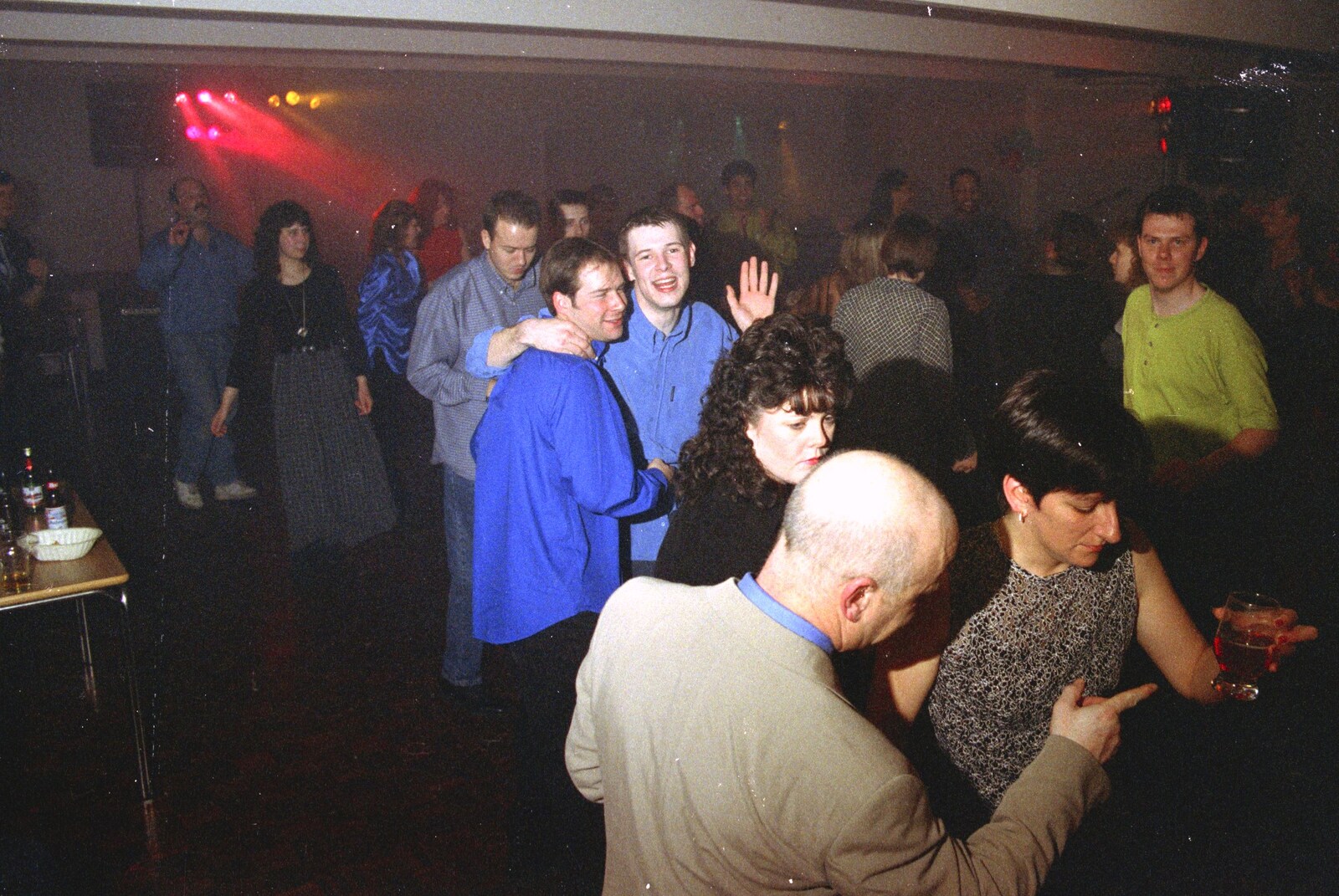 The ops boys from A CISU Thrash in the SCC Social Club, Rope Walk, Ipswich - 4th April 1998