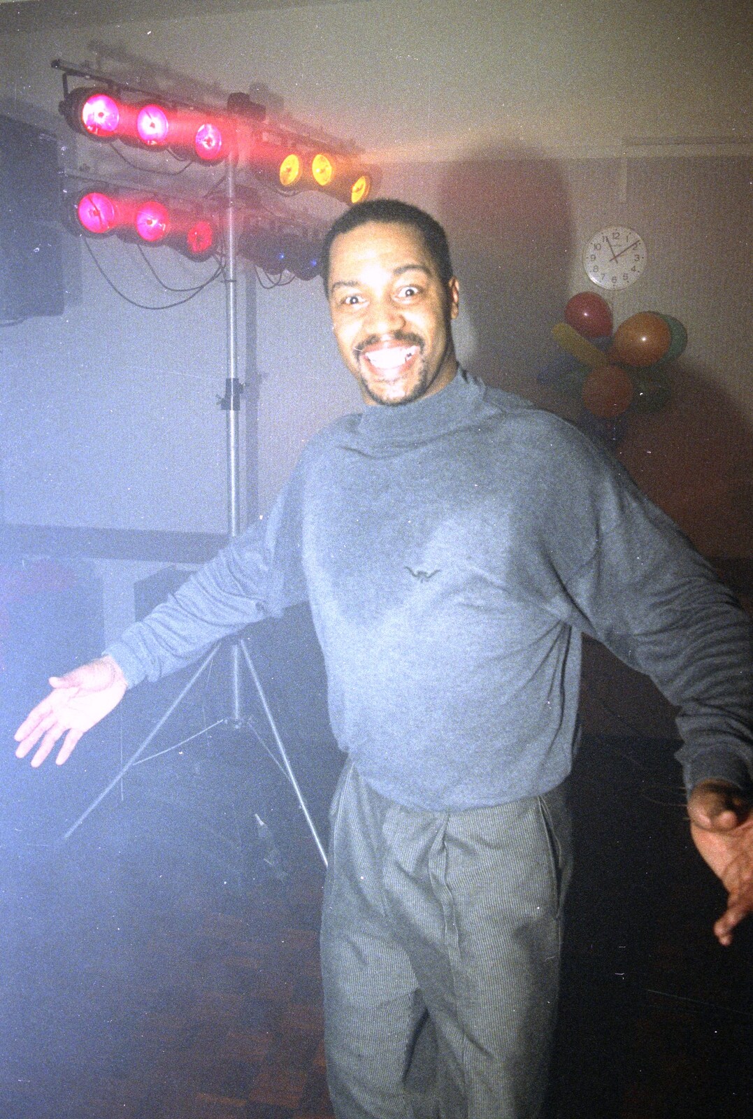 Winston 'Winx' grins from A CISU Thrash in the SCC Social Club, Rope Walk, Ipswich - 4th April 1998
