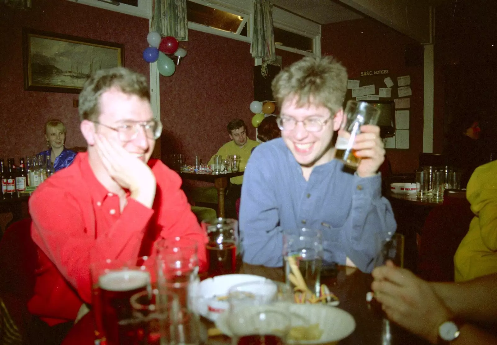 Phil B, from A CISU Thrash in the SCC Social Club, Rope Walk, Ipswich - 4th April 1998