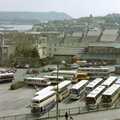 Buses at the bus station at Bretonside, A CISU Trip to Plymouth, Devon - 1st May 1998
