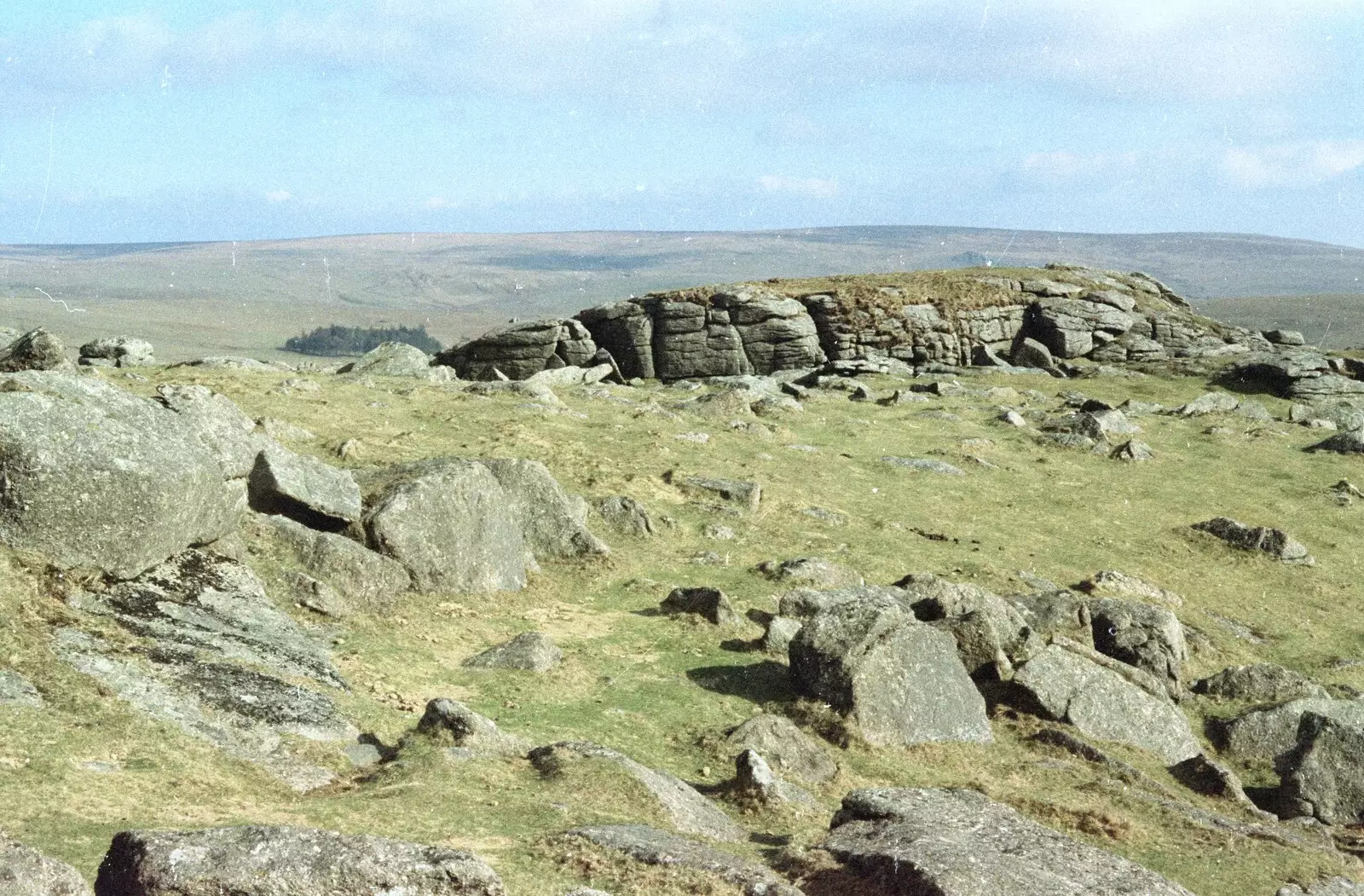 A view of Dartmoor, from A CISU Trip to Plymouth, Devon - 1st May 1998