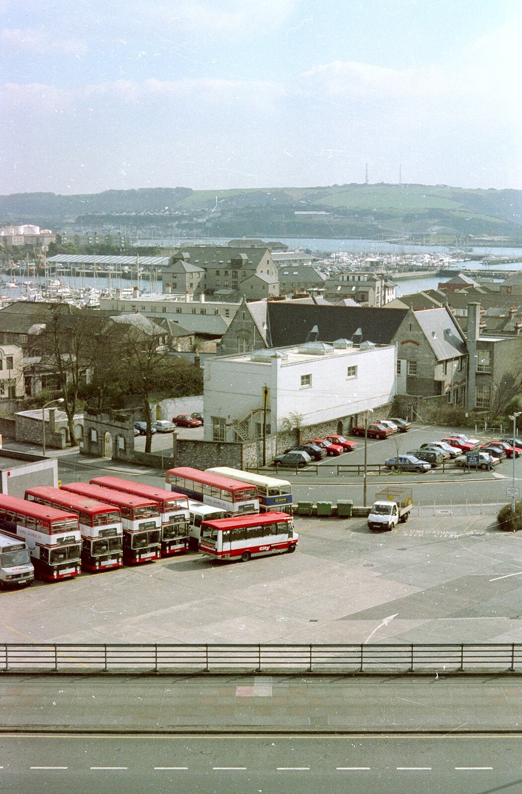Plymouth City buses at Bretonside from A CISU Trip to Plymouth, Devon - 1st May 1998