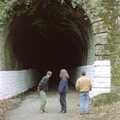 Looking into the Hoo Meavy railway tunnel, A CISU Trip to Plymouth, Devon - 1st May 1998