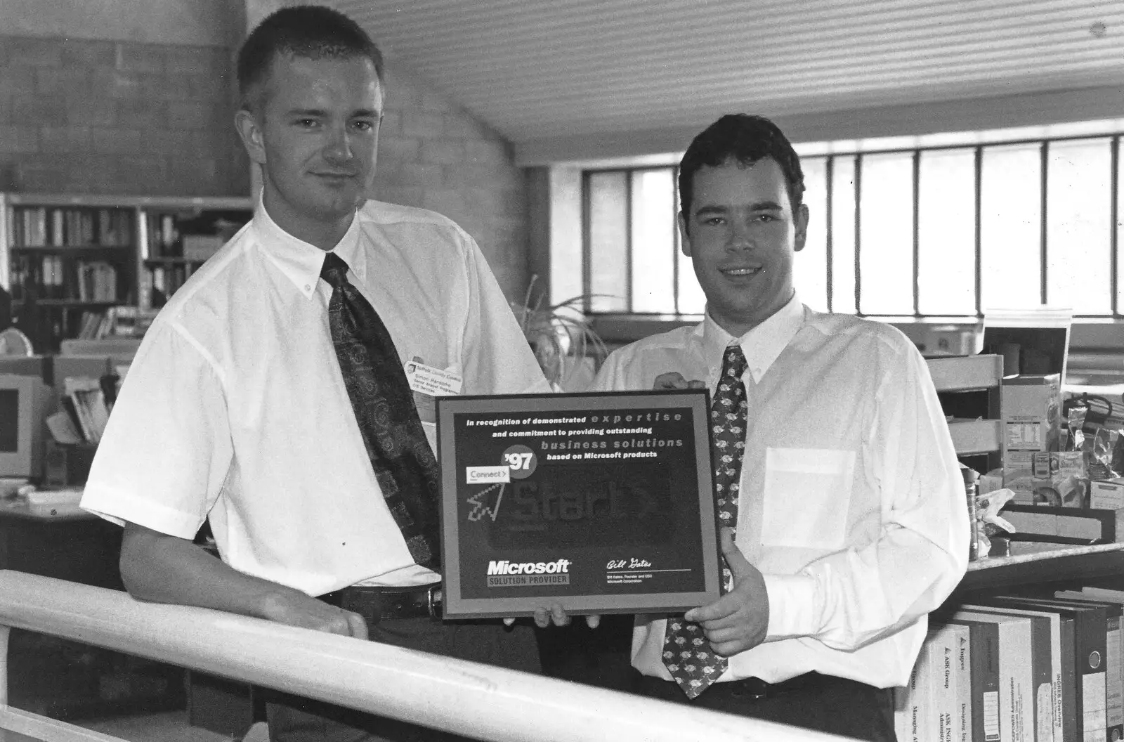 Nosher and Russell become MCPs in 1997, from The CISU Awards Season, Suffolk County Council, Ipswich - 21st May 1998