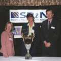 Alison Lovelock, SPIN chair, presents the cup, The CISU Awards Season, Suffolk County Council, Ipswich - 21st May 1998