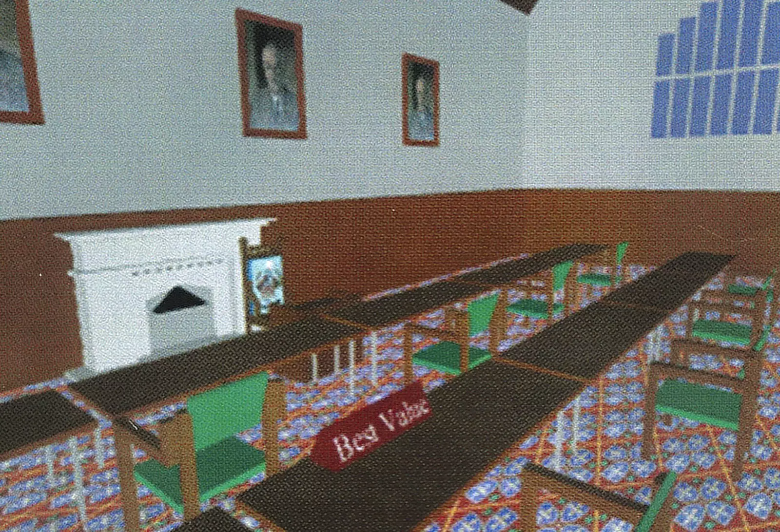 A screenshot of the virtual council chambers, from The CISU Awards Season, Suffolk County Council, Ipswich - 21st May 1998