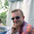 Nosher and his shades, The Brome Swan at Keith's 50th, Thrandeston, Suffolk  - June 2nd 1998