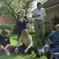 More beer in the garden, The Brome Swan at Keith's 50th, Thrandeston, Suffolk  - June 2nd 1998