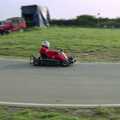 On the track, Hamish's Wine and CISU Go-Karting, Caxton, Cambridge - 23rd June 1998