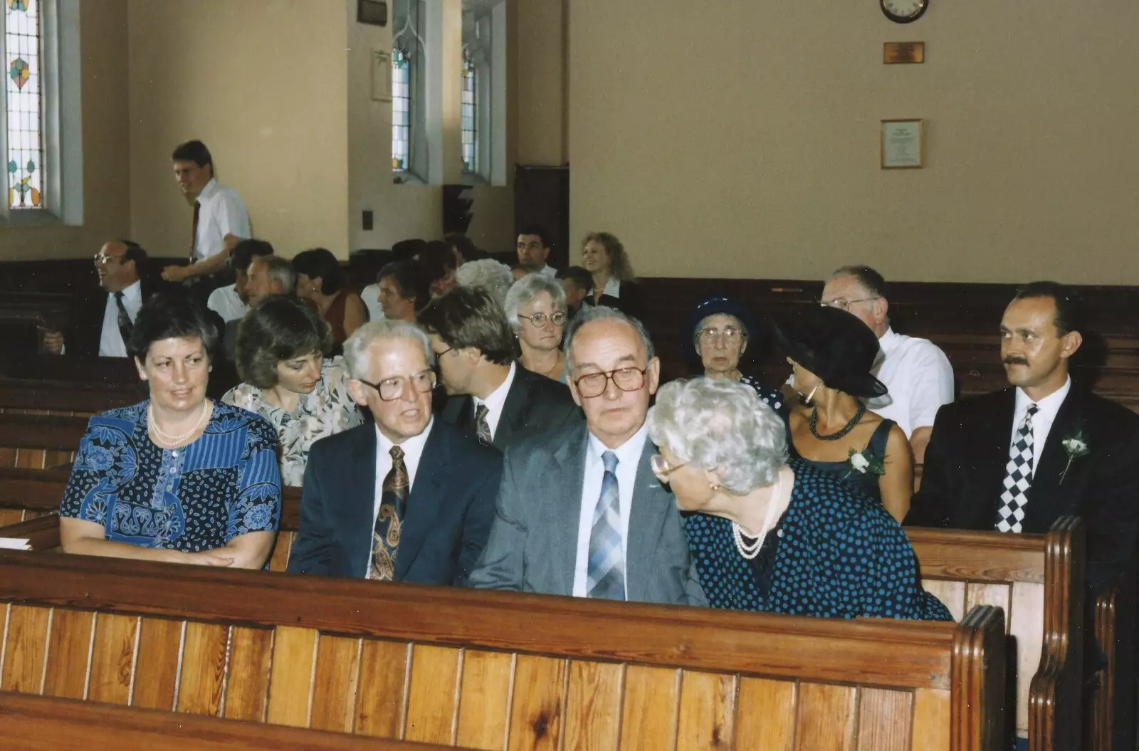 Wedding guests in the church, from Steve-O's Wedding, Thorpe St. Andrew, Norwich, Norfolk - 3rd July