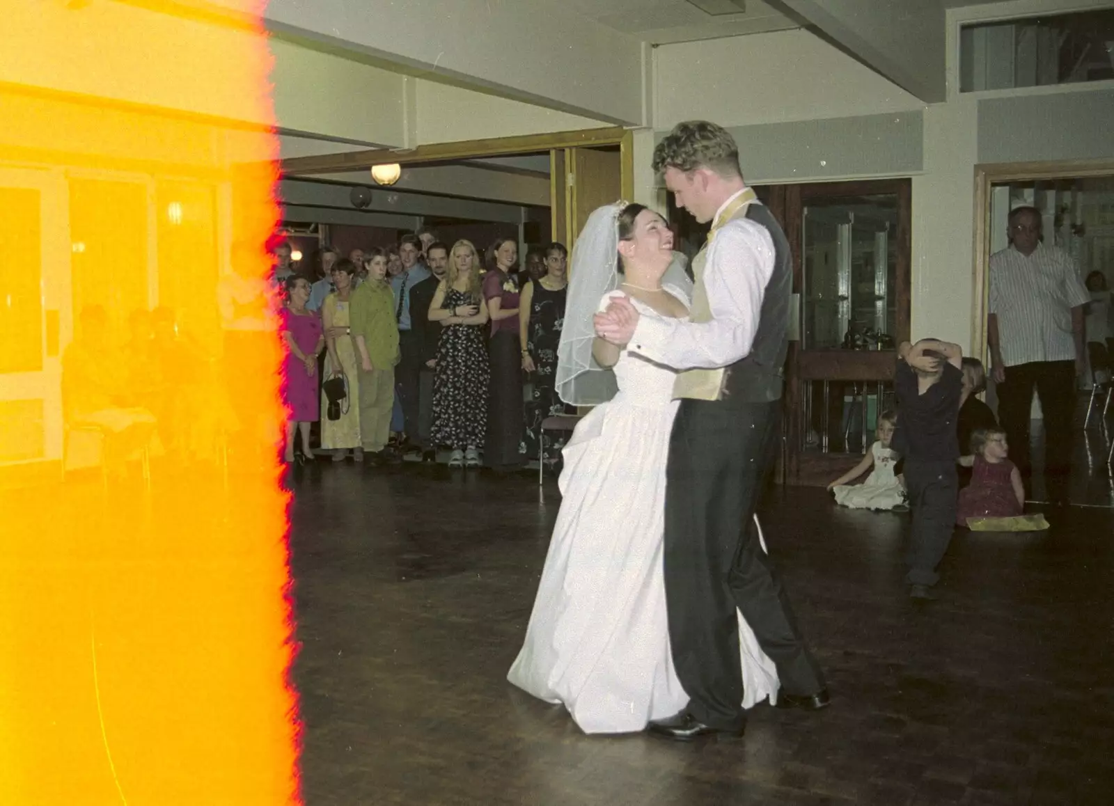 The first dance, from Joe and Lesley's CISU Wedding, Ipswich, Suffolk - 30th July 1998