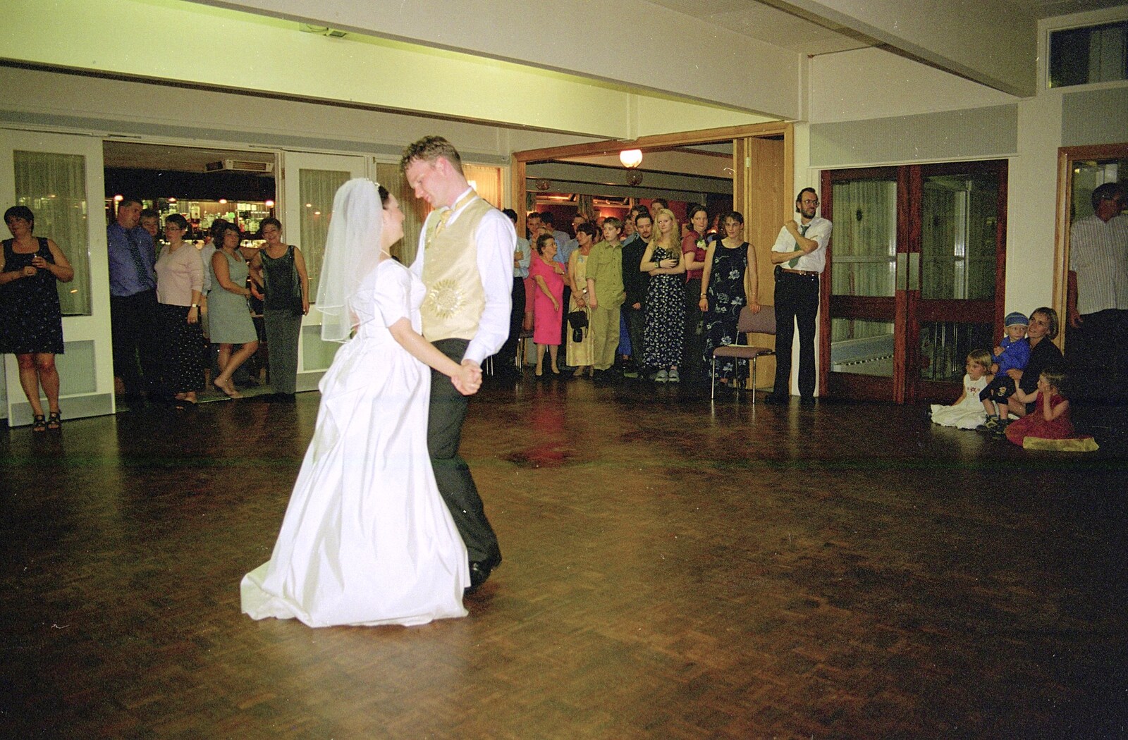 Joe and Lesley and the first dance from Joe and Lesley's CISU Wedding, Ipswich, Suffolk - 30th July 1998
