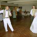 Some funky moves, Joe and Lesley's CISU Wedding, Ipswich, Suffolk - 30th July 1998