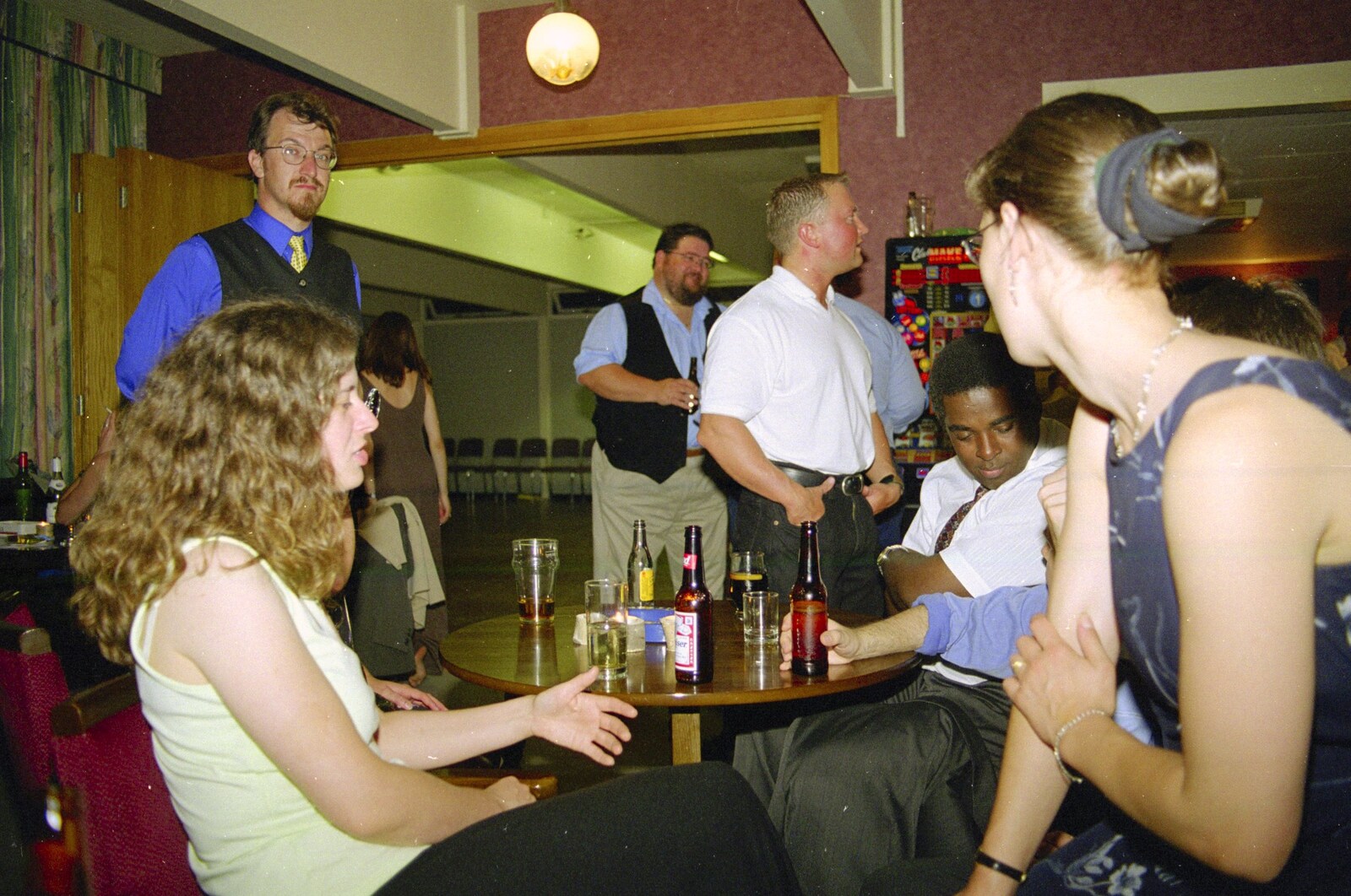 Phil roams around looking surprised from Joe and Lesley's CISU Wedding, Ipswich, Suffolk - 30th July 1998