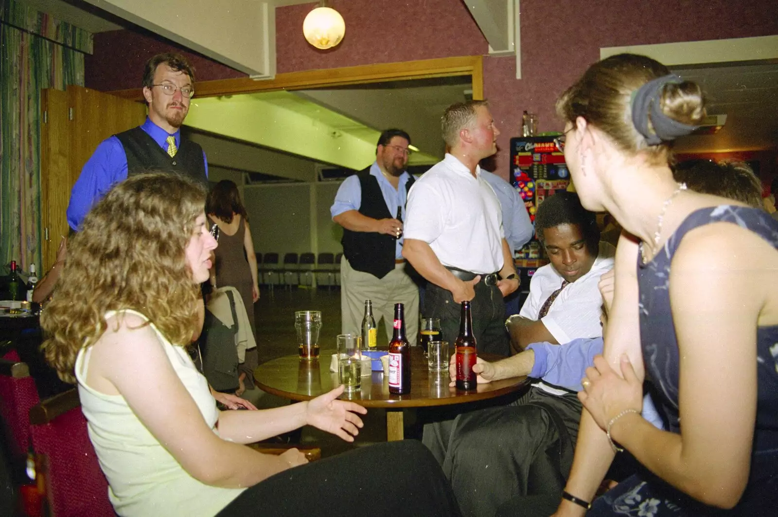 Phil roams around looking surprised, from Joe and Lesley's CISU Wedding, Ipswich, Suffolk - 30th July 1998