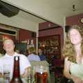 Foxy in the social club, Joe and Lesley's CISU Wedding, Ipswich, Suffolk - 30th July 1998